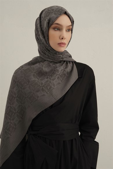 Armine Lyocell Naia Kare Monogram Şal 6 18