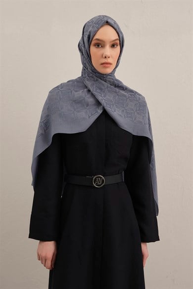 Armine Lyocell Naia Kare Monogram Şal 6 26