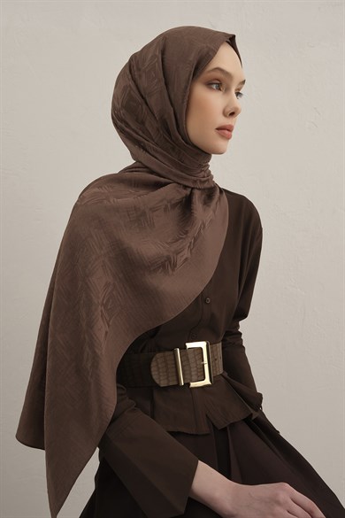 Armine Lyocell Naia Kare Monogram Şal 6 11