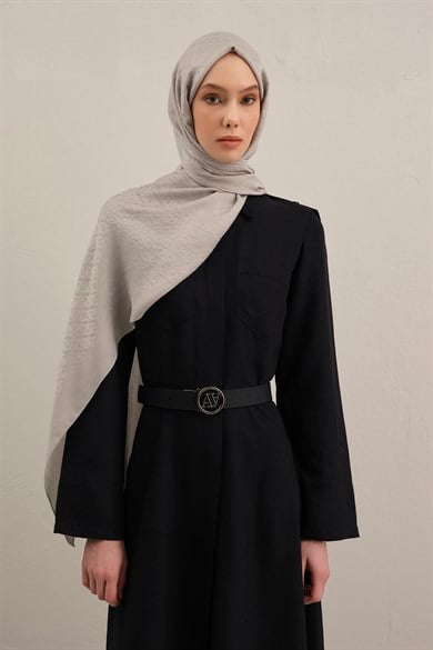Armine Lyocell Naia Üçgen Monogram Şal 5 23