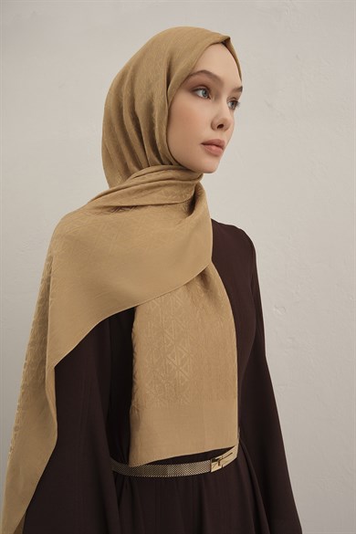 Armine Lyocell Naia Üçgen Monogram Şal 5 70