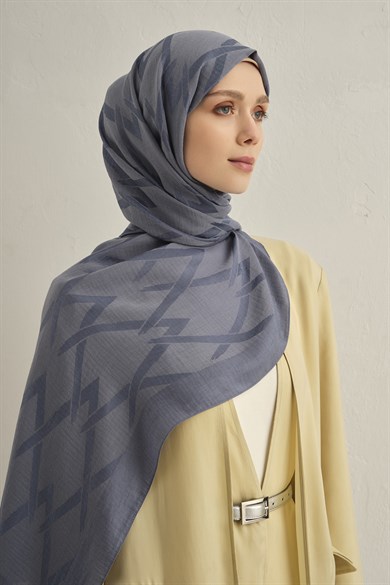 Armine Lyocell Naia Zikzak Desen Şal  1- 26