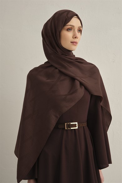 Armine Lyocell Naia Zikzak Desen Şal  1- 16