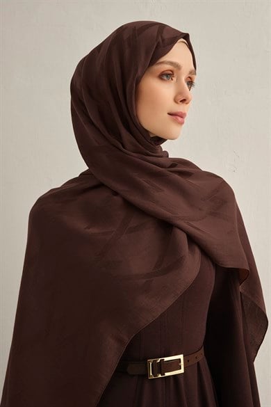 Armine Lyocell Naia Zikzak Desen Şal  1- 16