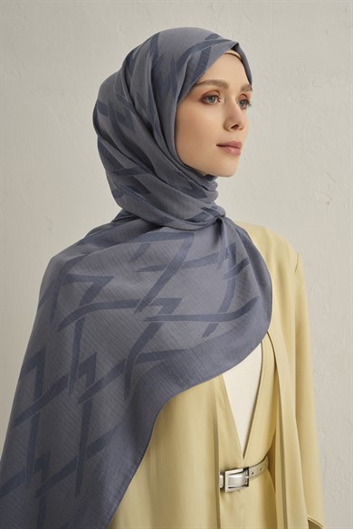 Armine Lyocell Naia Zikzak Desen Şal  1- 26