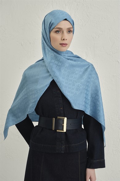 Armine Pamuk  Floş Çapraz Desen Şal 2 25