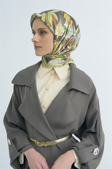 Armine  Saf İpek Twill Eşarp 9500D-31