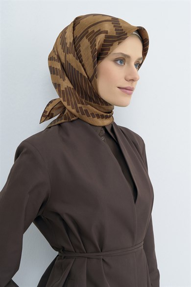 Armine  Saf İpek Twill Eşarp 9525D-80