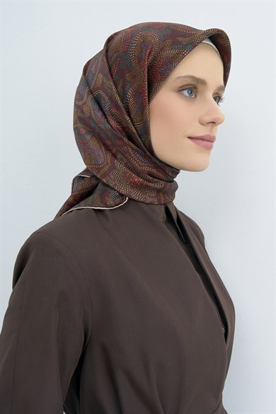 Armine  Saf İpek Twill Eşarp 9540D-34