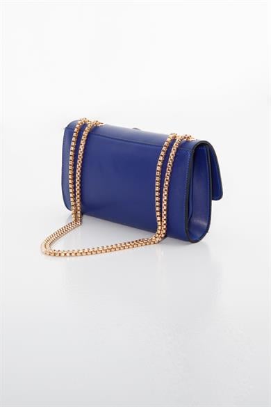 Çıt Çıtlı Zincir Askılı Çanta-Saks 23AC026