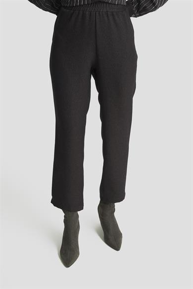 Dokuma Pullu Garnili Pantolonlu İkili Takım Antrasit 25KT664