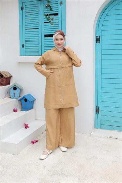 Pantolonlu İkili Takım Camel 24YT638