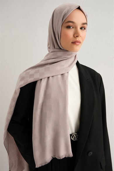 Armine Viscon Kare Desen Şal 12