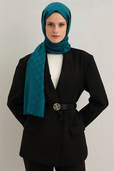 Armine Viscon Kare Desen Şal 13