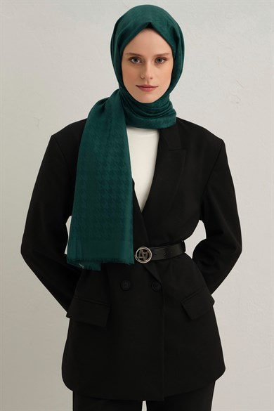 Armine Viscon Kazayağı Desen Şal 01