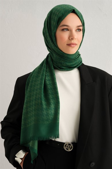 Armine Viscon Kazayağı Desen Şal 07