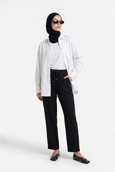 Beli Latikli Cepli Pantolon Siyah 26YT209