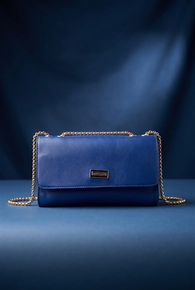 Çıt Çıtlı Zincir Askılı Çanta-Saks 23AC026