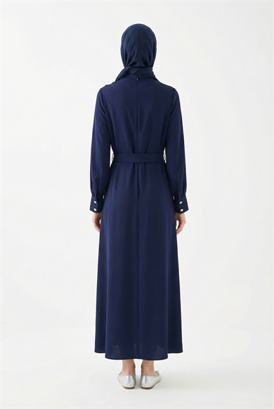 Drape Detaylı Belden Kuşaklı Elbise Parlement 26YT904