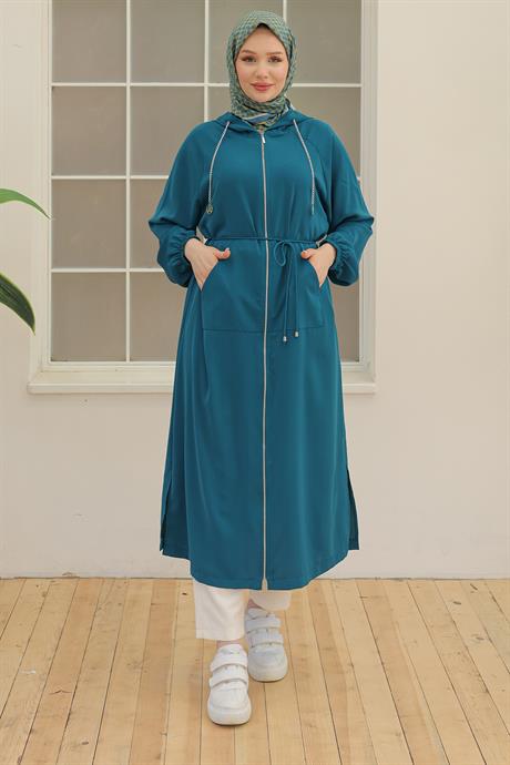 レディースウェア marmi armine-trend-kapusonlu-zincir-