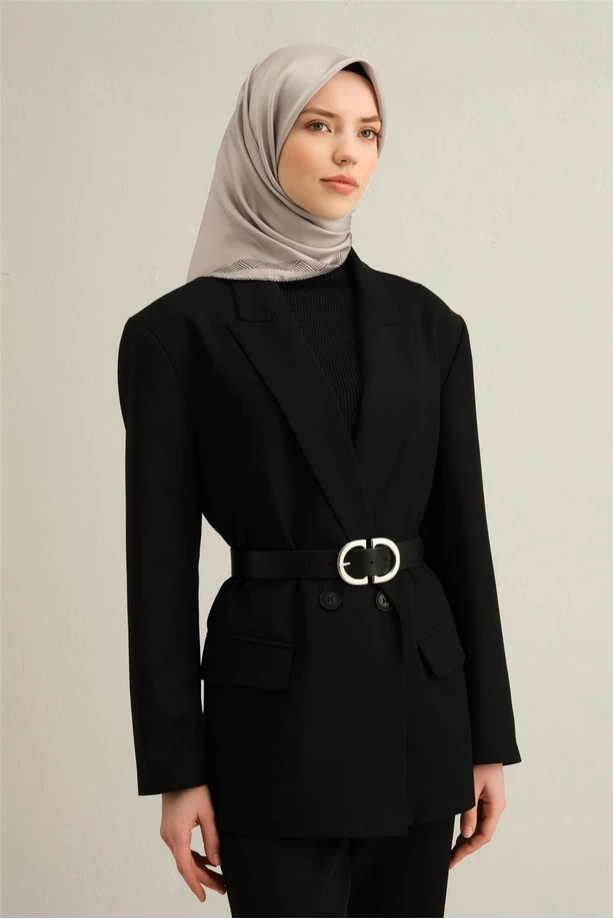 Armine Desenli Saf İpek Twill Eşarp 9357--85