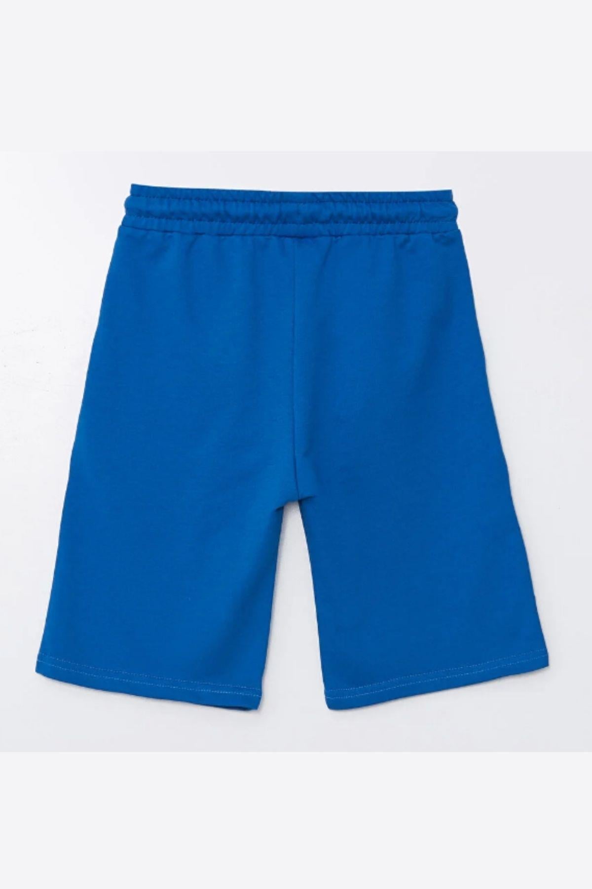 Erkek Çocuk Şort Mavi - Deniz