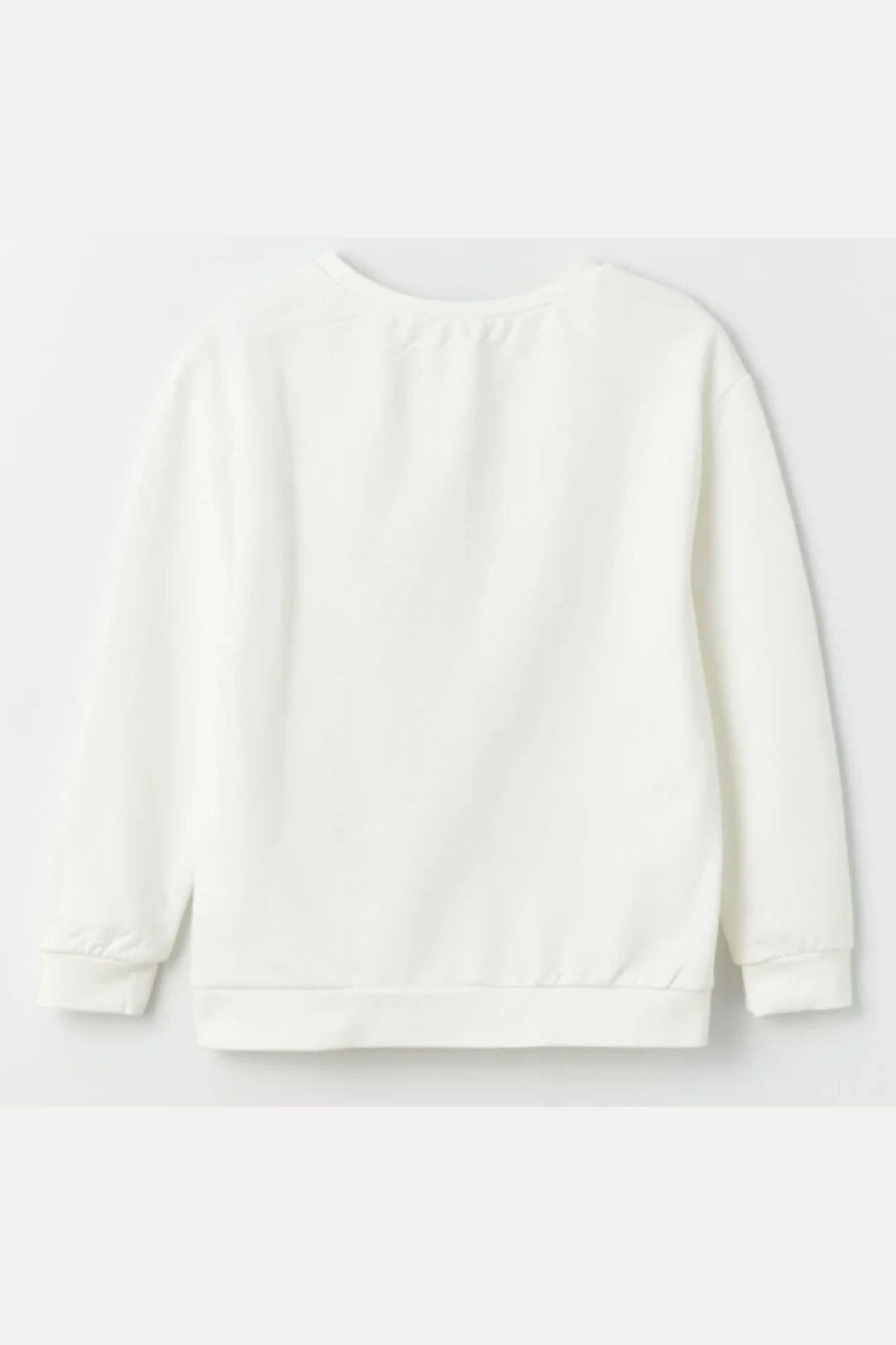 Erkek Çocuk Sweatshirt Beyaz - Lucas