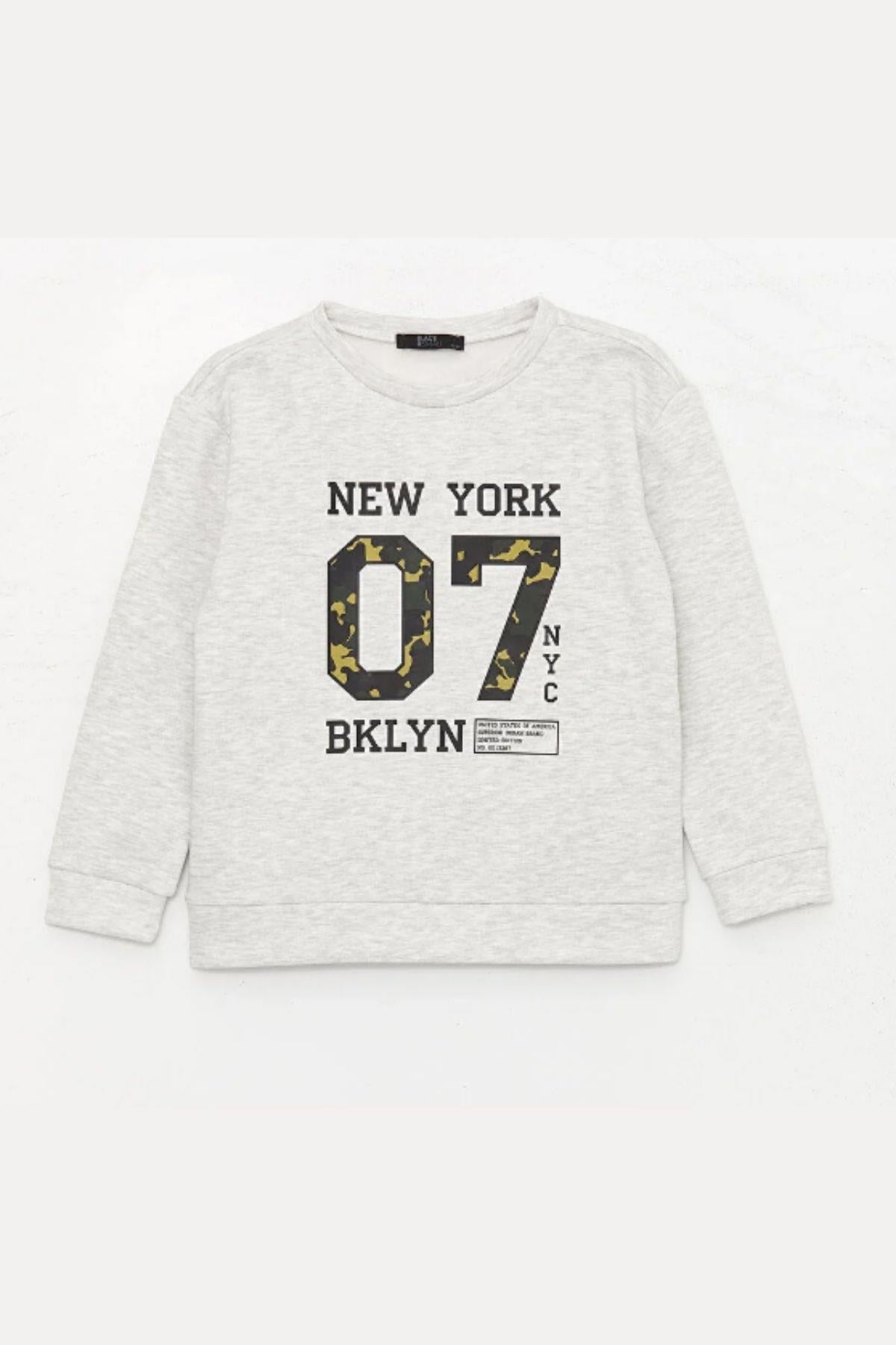 Erkek Çocuk Sweatshirt Gri - Lucas