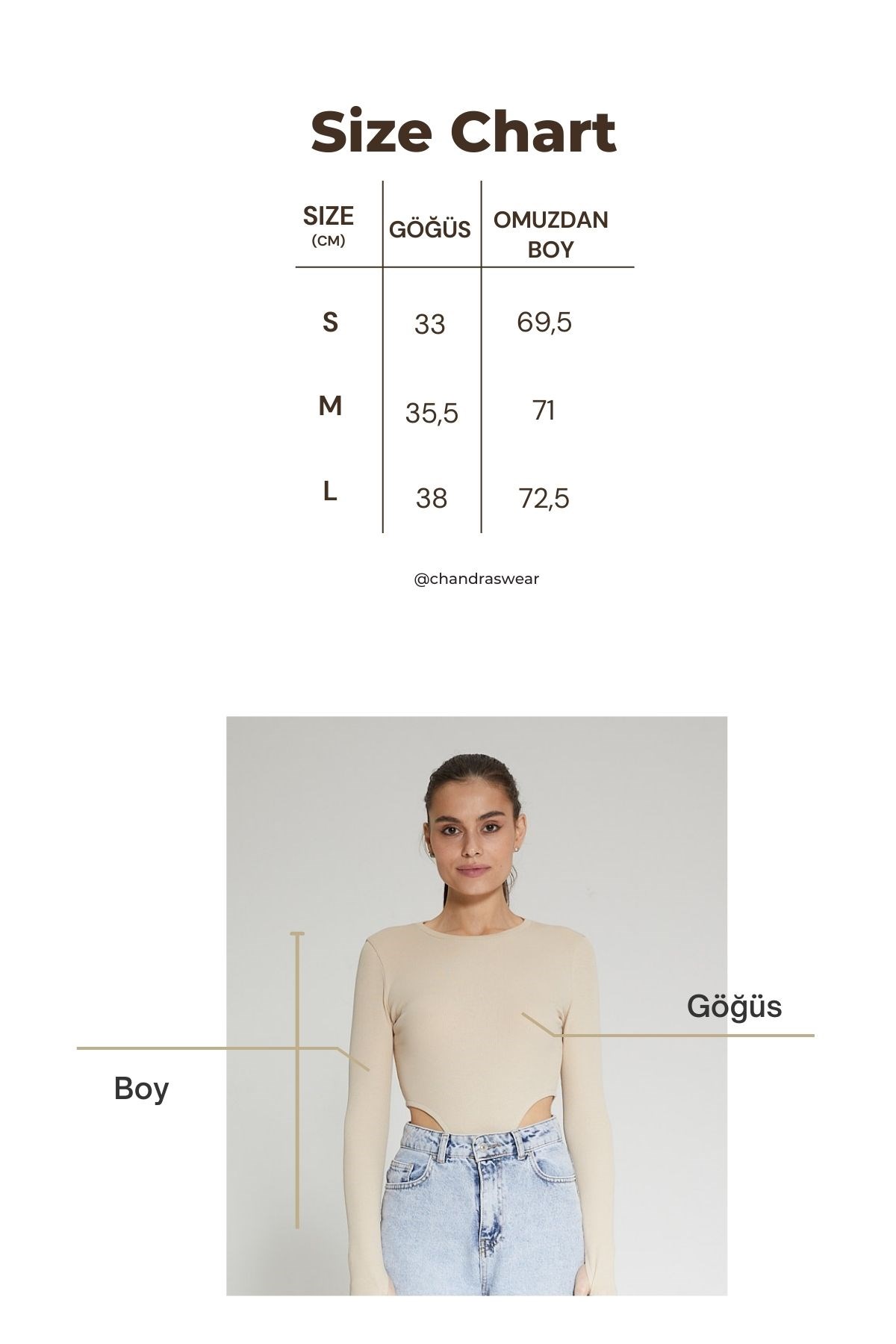 Gri Kadın Fitilli Bel Dekolteli Parmak Detaylı Bodysuit - Ren