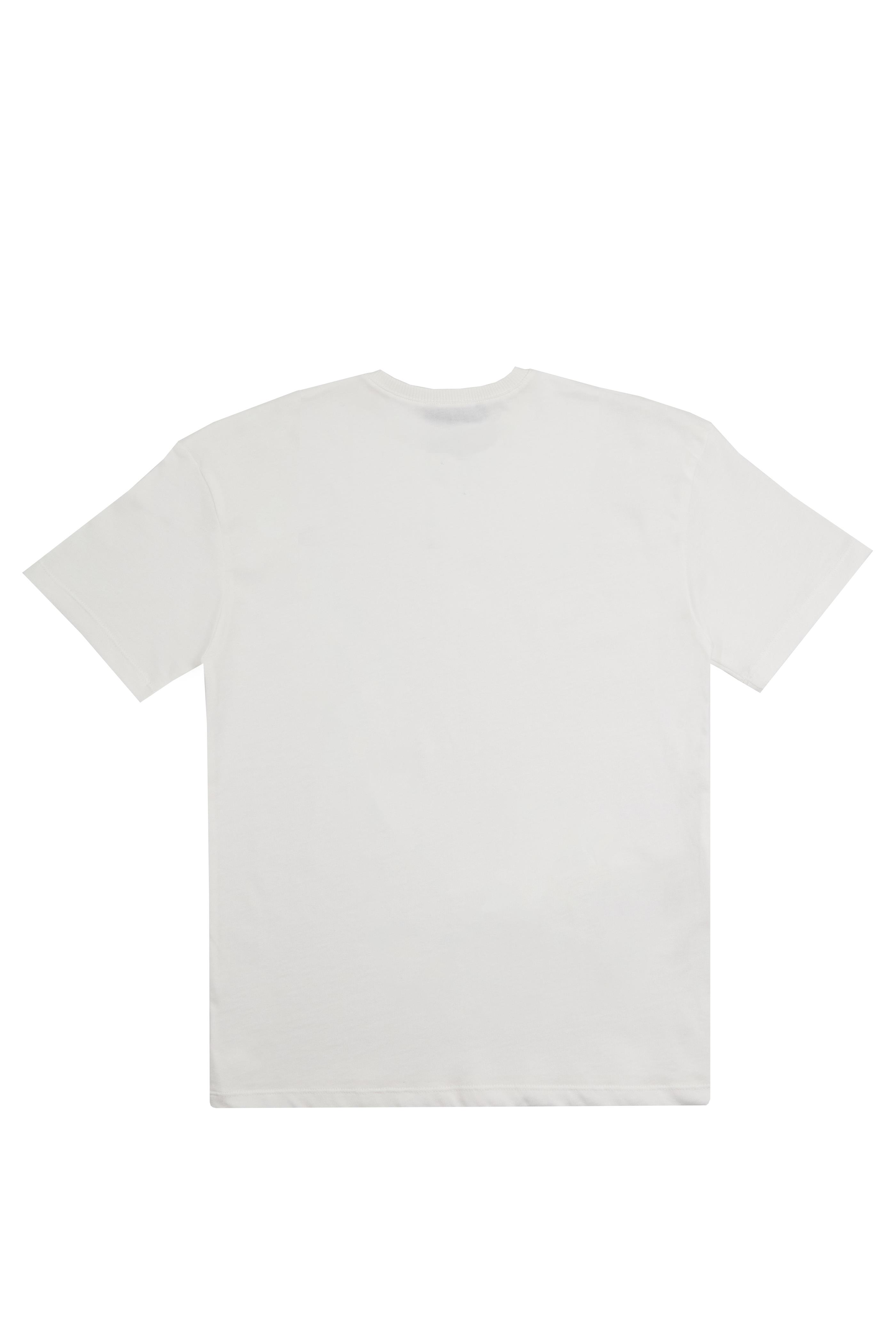Kız Çocuk Beyaz Tshirt Baskılı- Soft