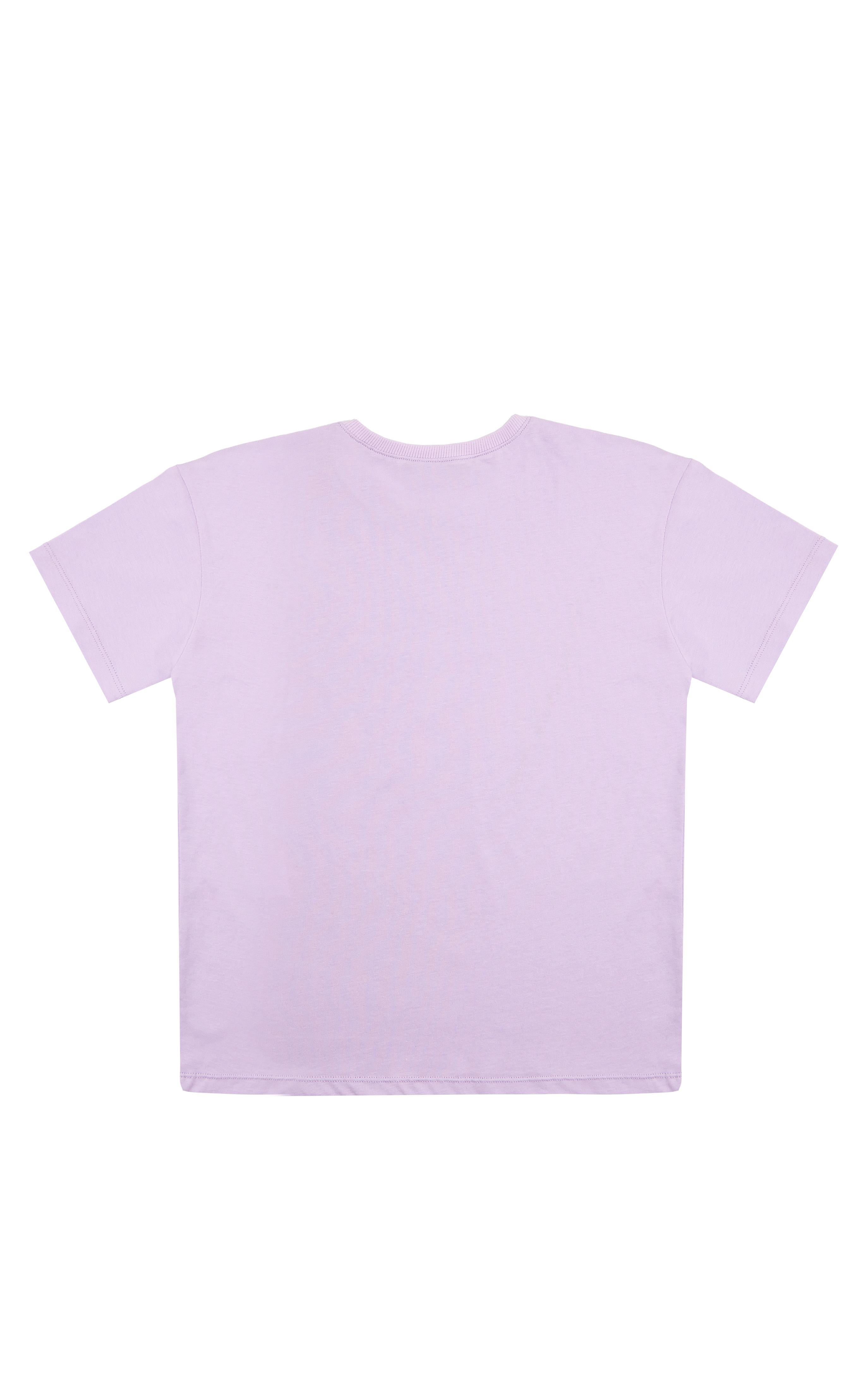 Kız Çocuk Mor Tshirt Baskılı- Wear