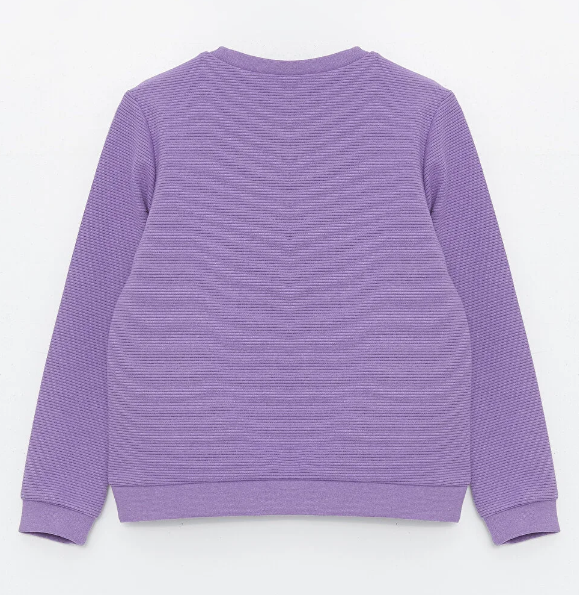Kız Çocuk Sweatshirt Mor- Nora