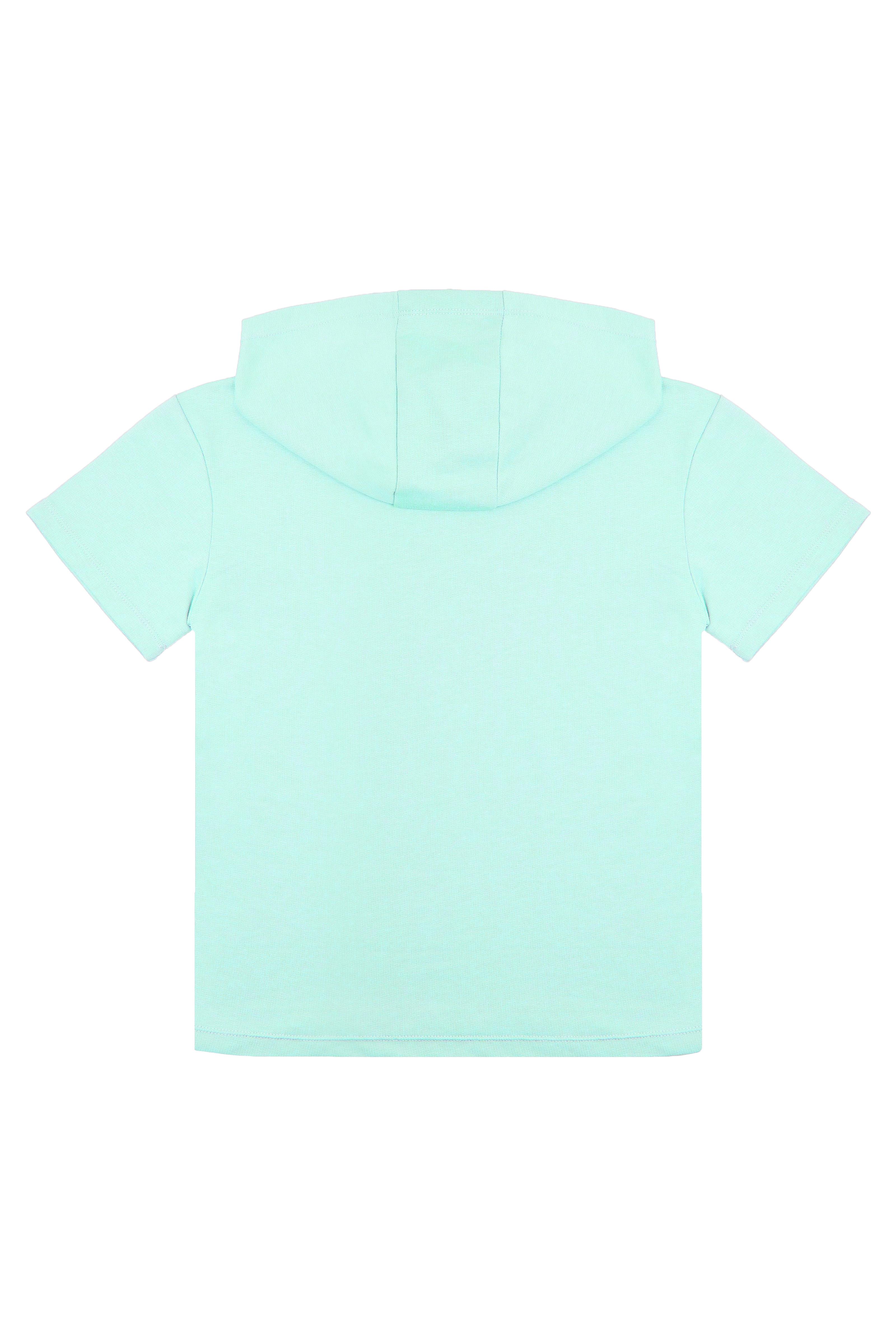 Kız Çocuk Turkuaz Şort Tshirt Takım - Lili