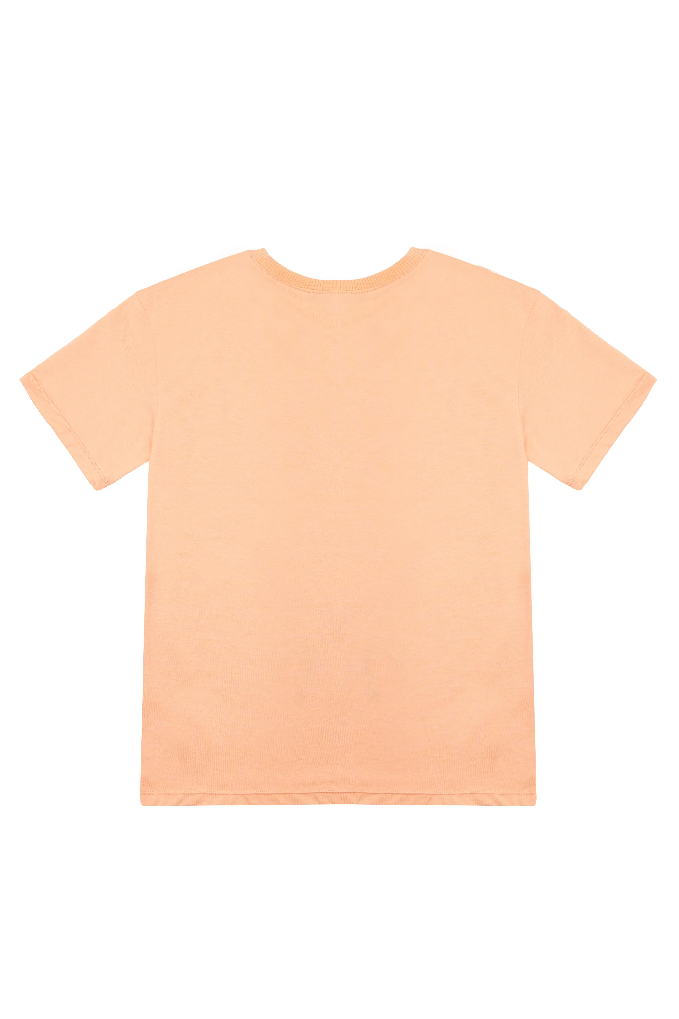 Kız Çocuk Turuncu Tshirt Baskılı- Wear