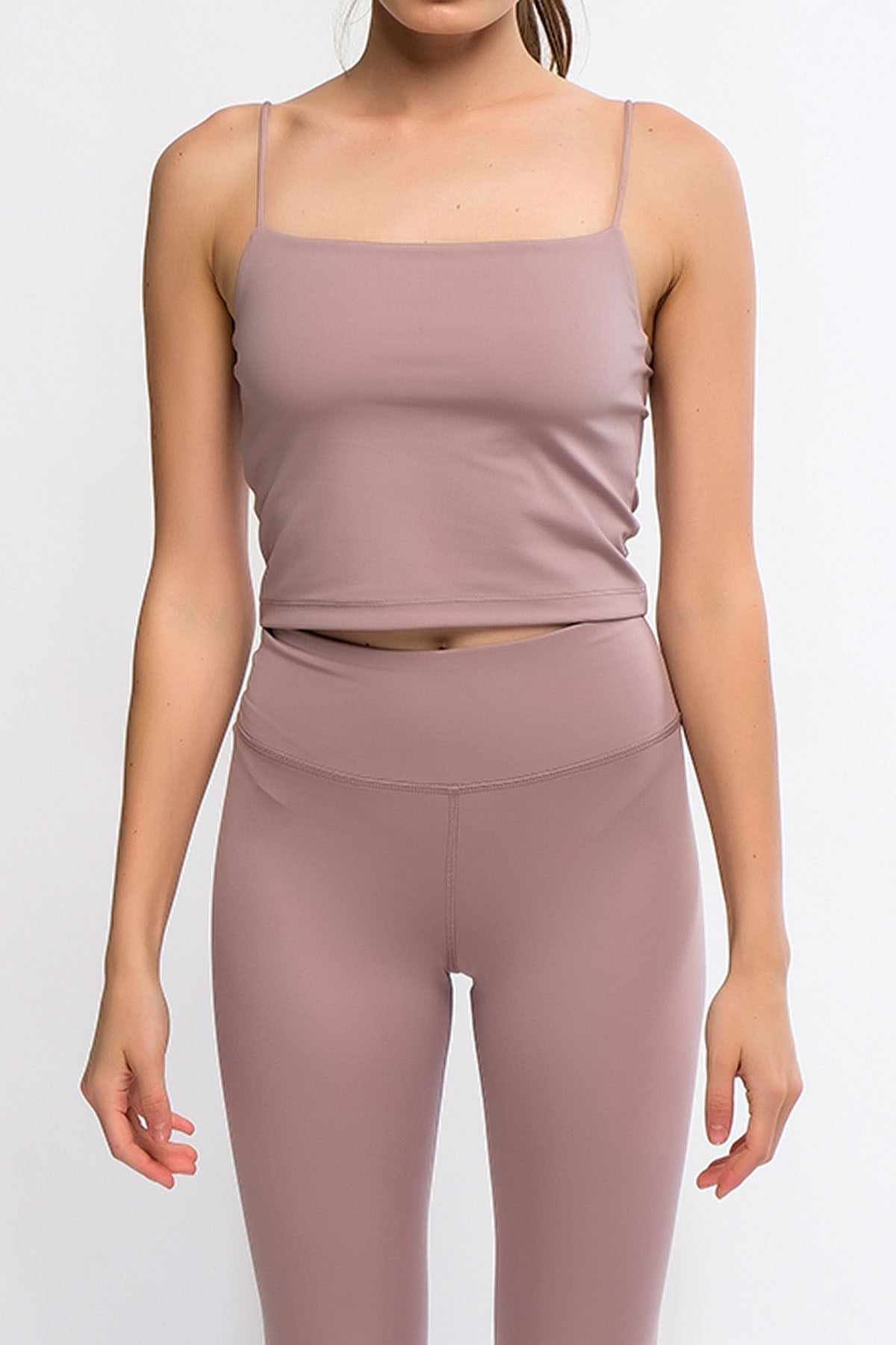 Rose Kadın İnce İp Askılı Crop - Lones