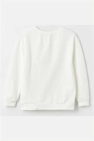 Erkek Çocuk Sweatshirt Beyaz - Lucas