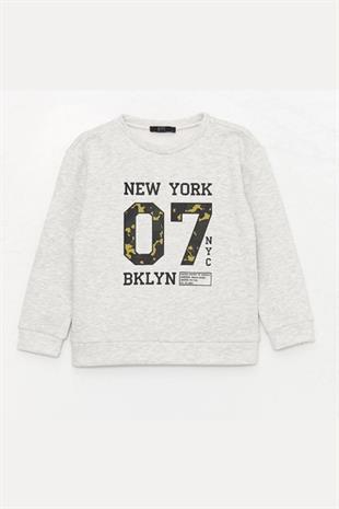 Erkek Çocuk Sweatshirt Gri - Lucas
