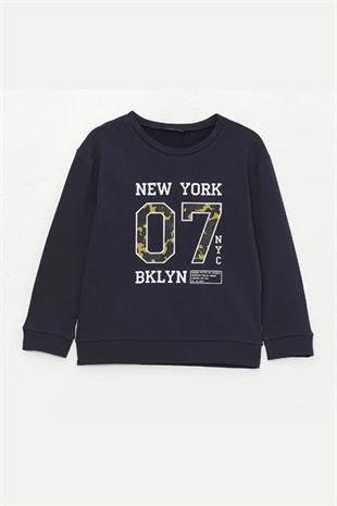 Erkek Çocuk Sweatshirt Lacivert - Lucas