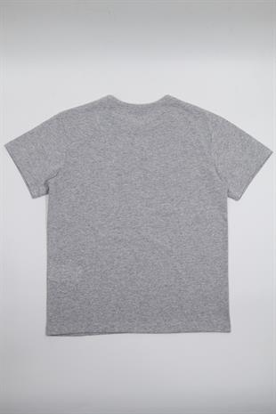Erkek Çocuk Tshirt Gri Melanj - HUGO