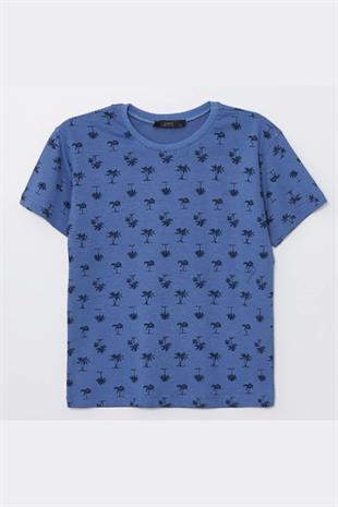 Erkek Çocuk Tshirt Mavi - Summer