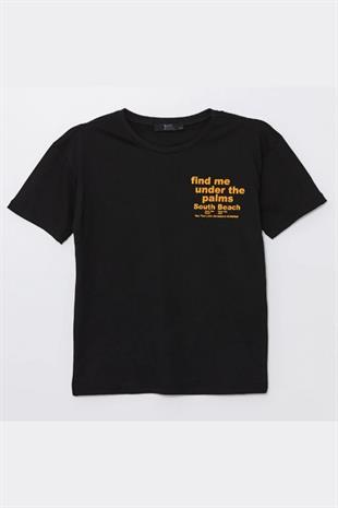 Erkek Çocuk Tshirt Siyah - Ronaldo