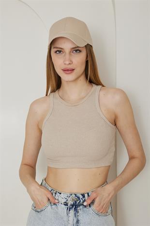 Kadın Kep Şapka Bej - Agnes