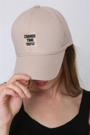 Kadın Kep Şapka Bej - Berneda