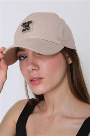 Kadın Kep Şapka Bej - Berneda