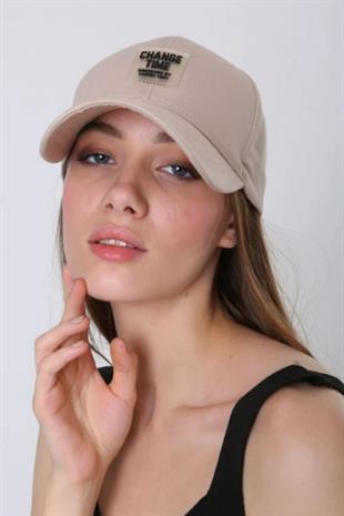 Kadın Kep Şapka Bej - Berneda