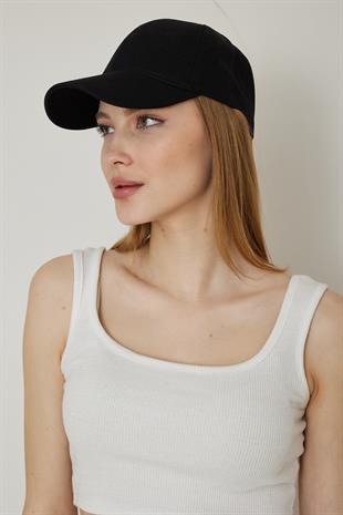 Kadın Kep Şapka Siyah - Agnes