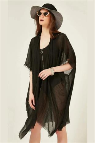 Kadın Pareo Siyah - Pollen