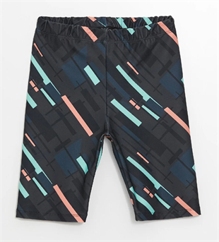 Kız Çocuk Active Kısa Tayt Antrasit- Derek