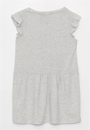 Kız Çocuk Baskılı Elbise - Flower