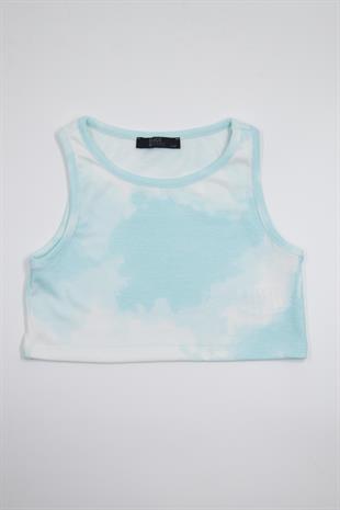 Kız Çocuk Crop Tshirt Yeşil - Fitil